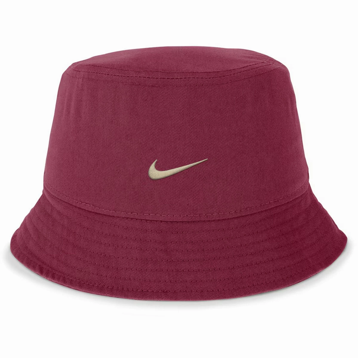 Nike Men's Stacked FSU Apex Swoosh Bucket Cap - Garnet