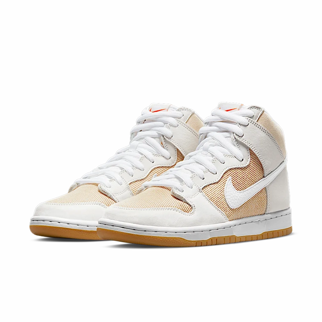 Nike SB Dunk High Pro ISO Orange Label Unbleached Natural