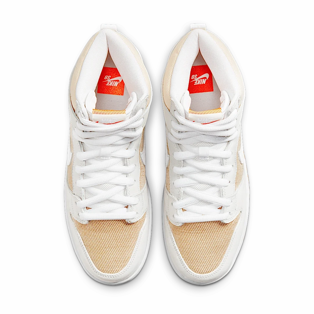 Nike SB Dunk High Pro ISO Orange Label Unbleached Natural