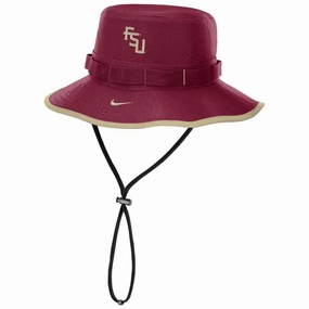 Nike Stacked FSU Apex Bucket Cap - Garnet/Gold