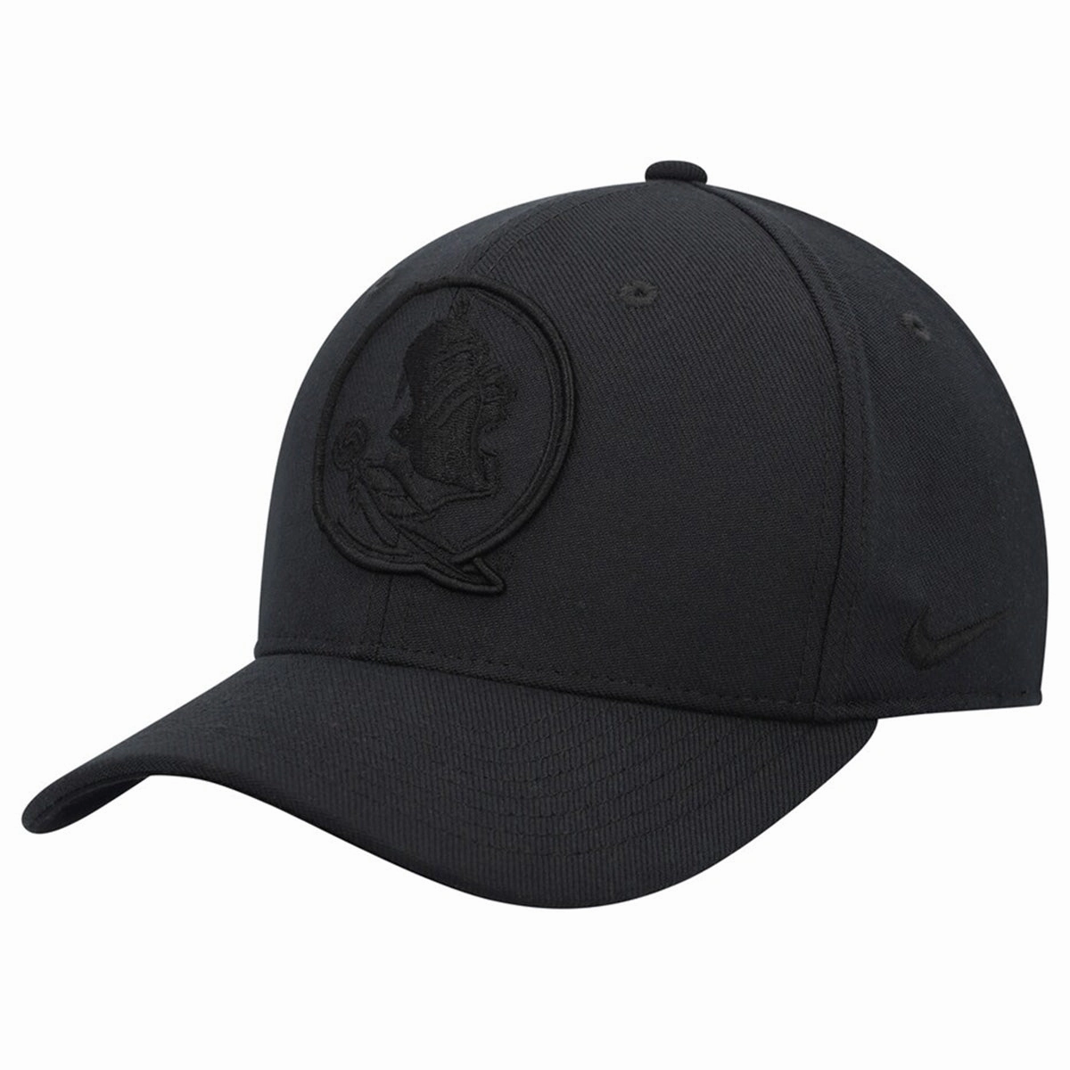 Nike Tonal Seminole Logo Adjustable Structured Cap - Black
