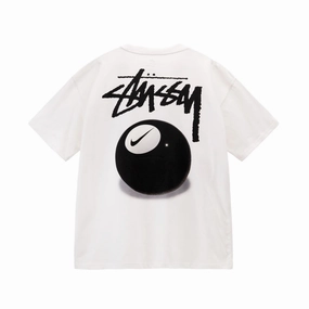 Nike x Stussy 8 Ball Tee - White