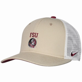 Nike Youth FSU Seminole Logo Adjustable Rise Trucker - Vegas Gold