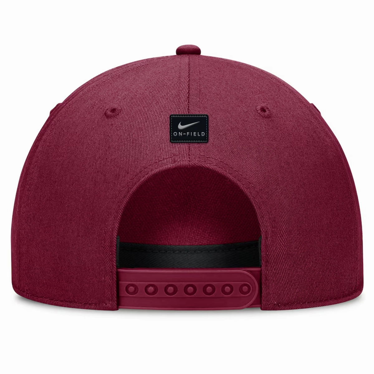 Nike Youth Noles/Florida State University/Seminole Logo Adjustable 5 Panel Rise Cap - Garnet