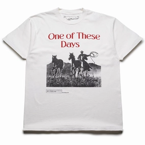 One Of These Days Across The Plains Tee - Bone