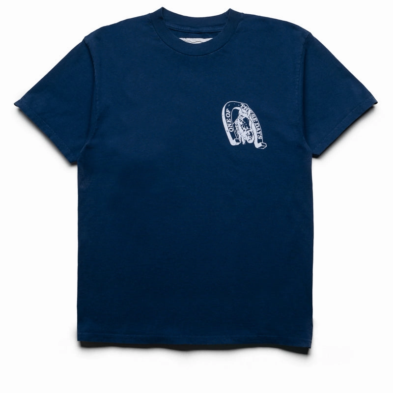 One Of These Days Lucky Number 73 Tee - Washed Navy