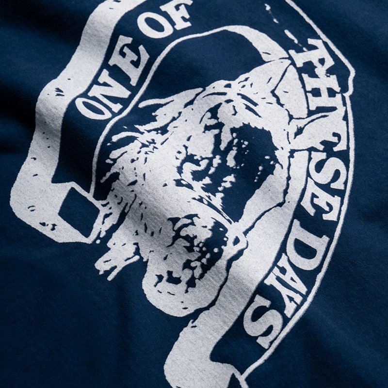 One Of These Days Lucky Number 73 Tee - Washed Navy