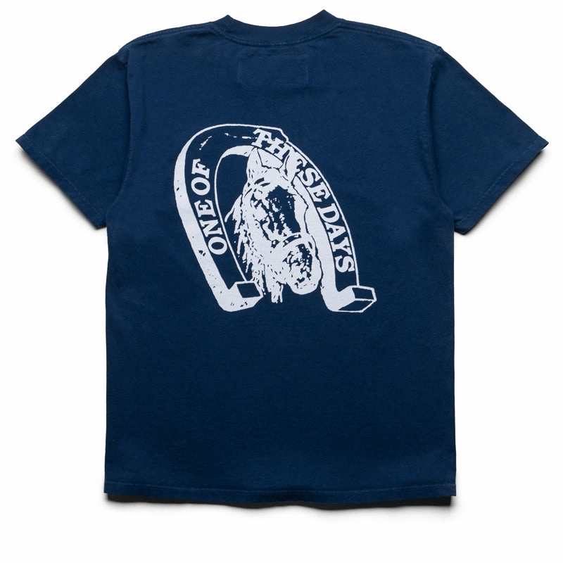 One Of These Days Lucky Number 73 Tee - Washed Navy