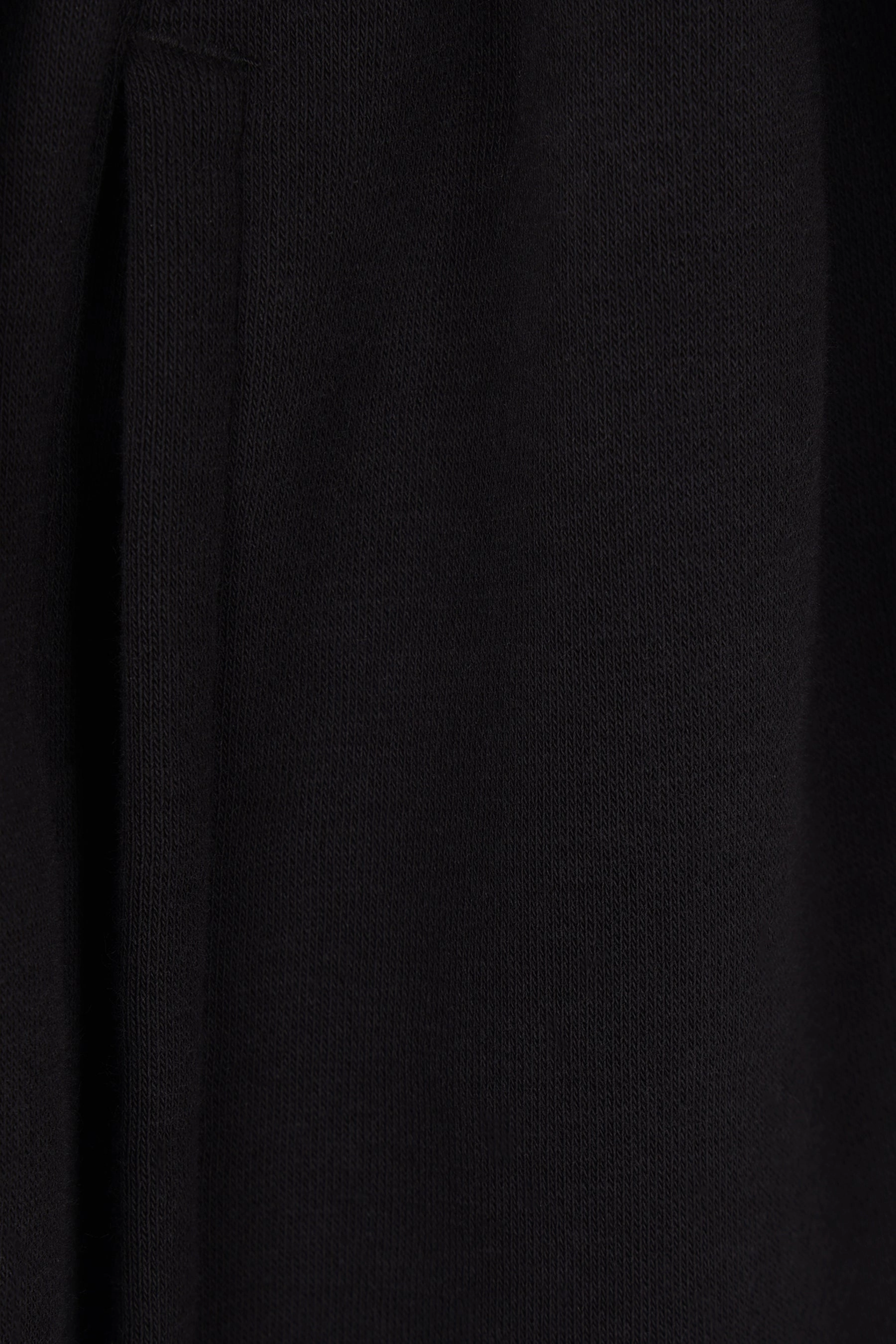 Overjogging trousers in jersey and denim