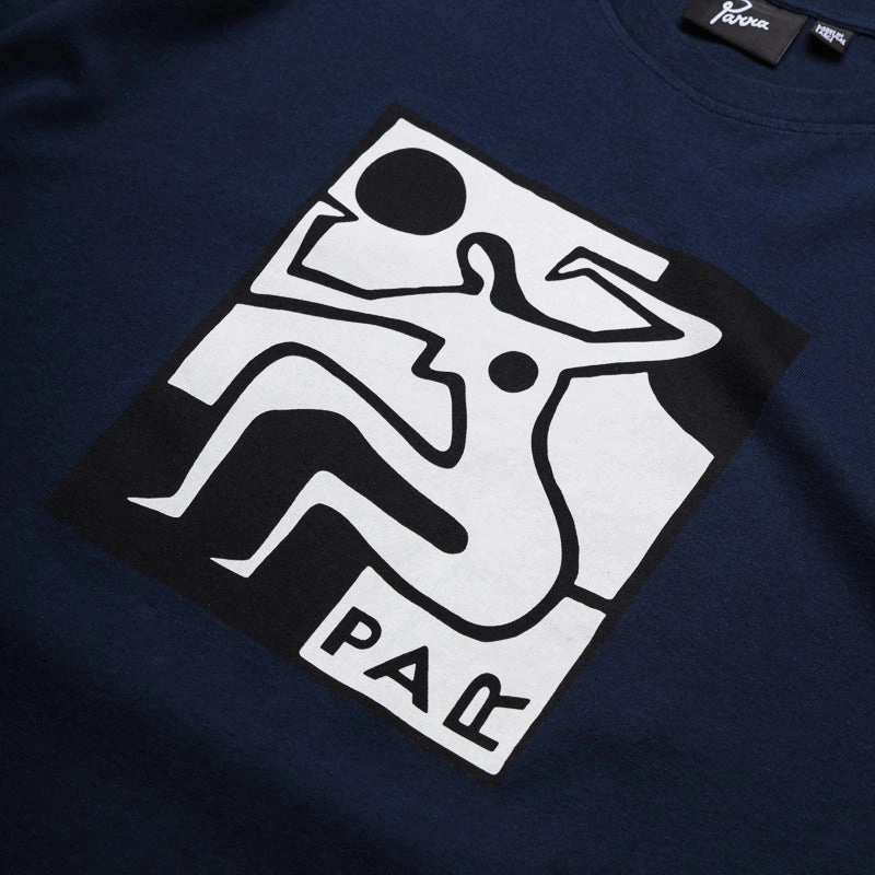 Parra Ball Sports Tee - Navy Blue