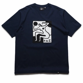 Parra Ball Sports Tee - Navy Blue