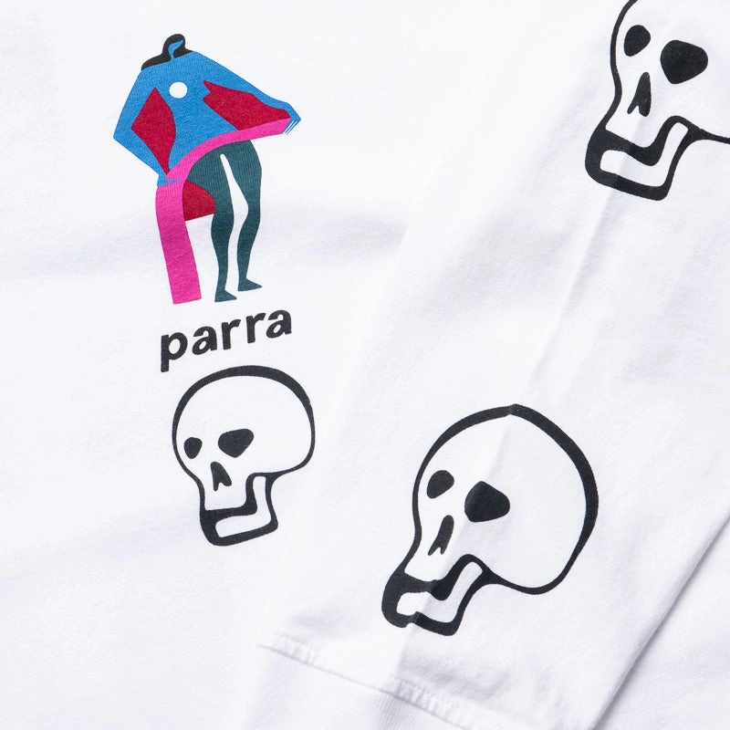 Parra Lowering The Bar L/S Tee - White