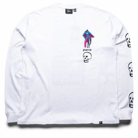 Parra Lowering The Bar L/S Tee - White