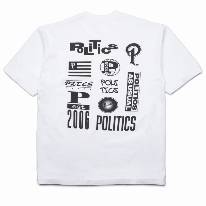 Politics Bootleg Tee - White