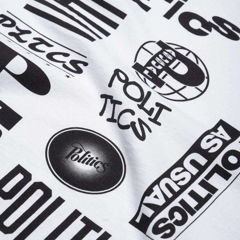 Politics Bootleg Tee - White