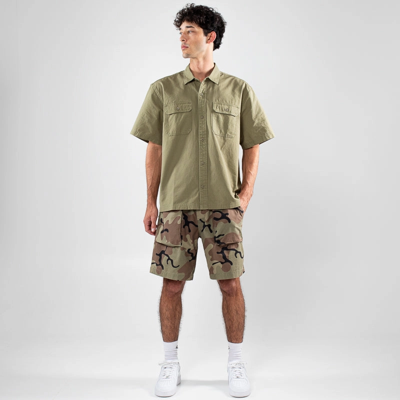 Politics Commerce Shirt - Military Green