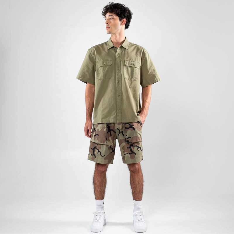 Politics Commerce Shirt - Military Green