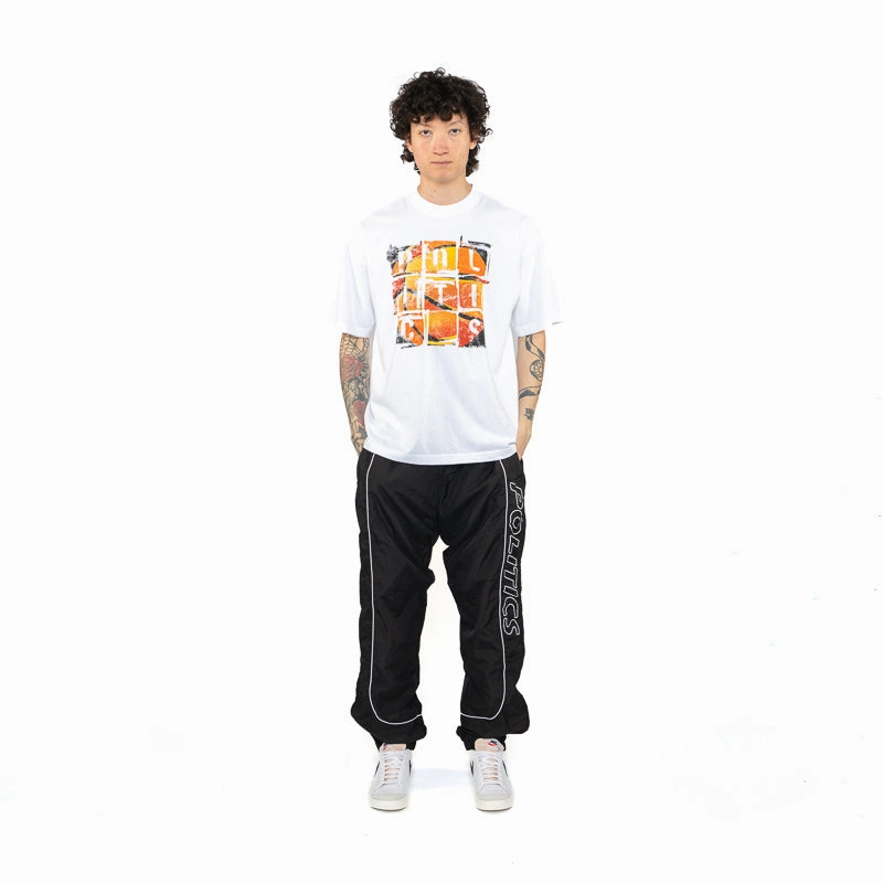 Politics Crossover Tee - White