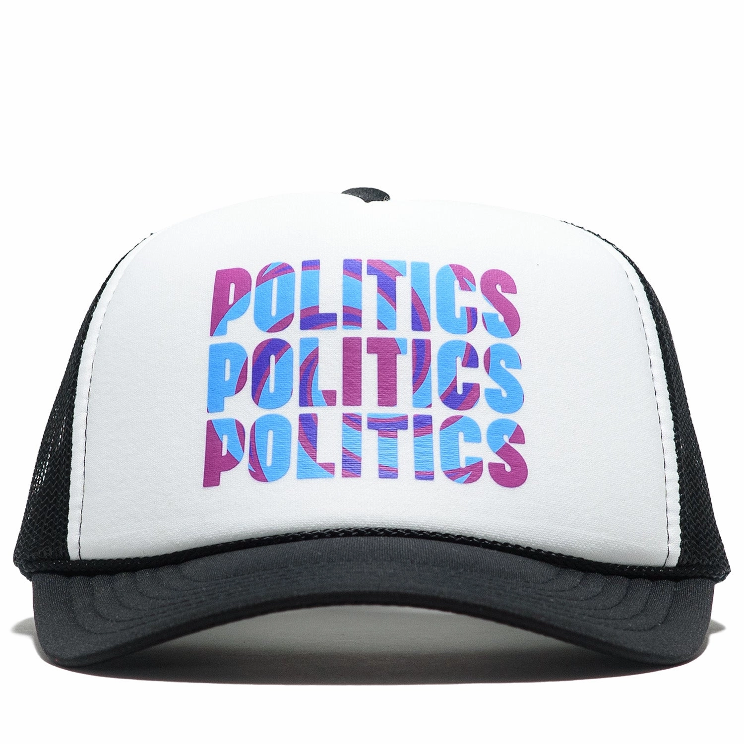 Politics Festival Trucker Hat - Black/White