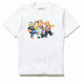 Politics x Market Bear Parade Tee - White