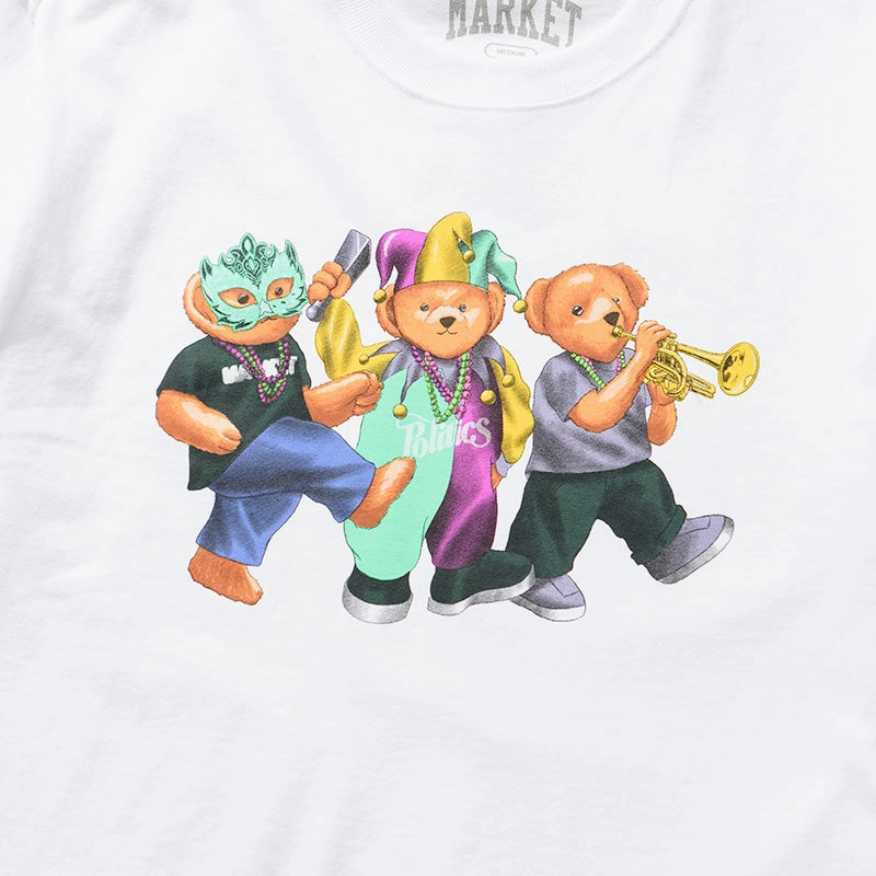 Politics x Market Bear Parade Tee - White