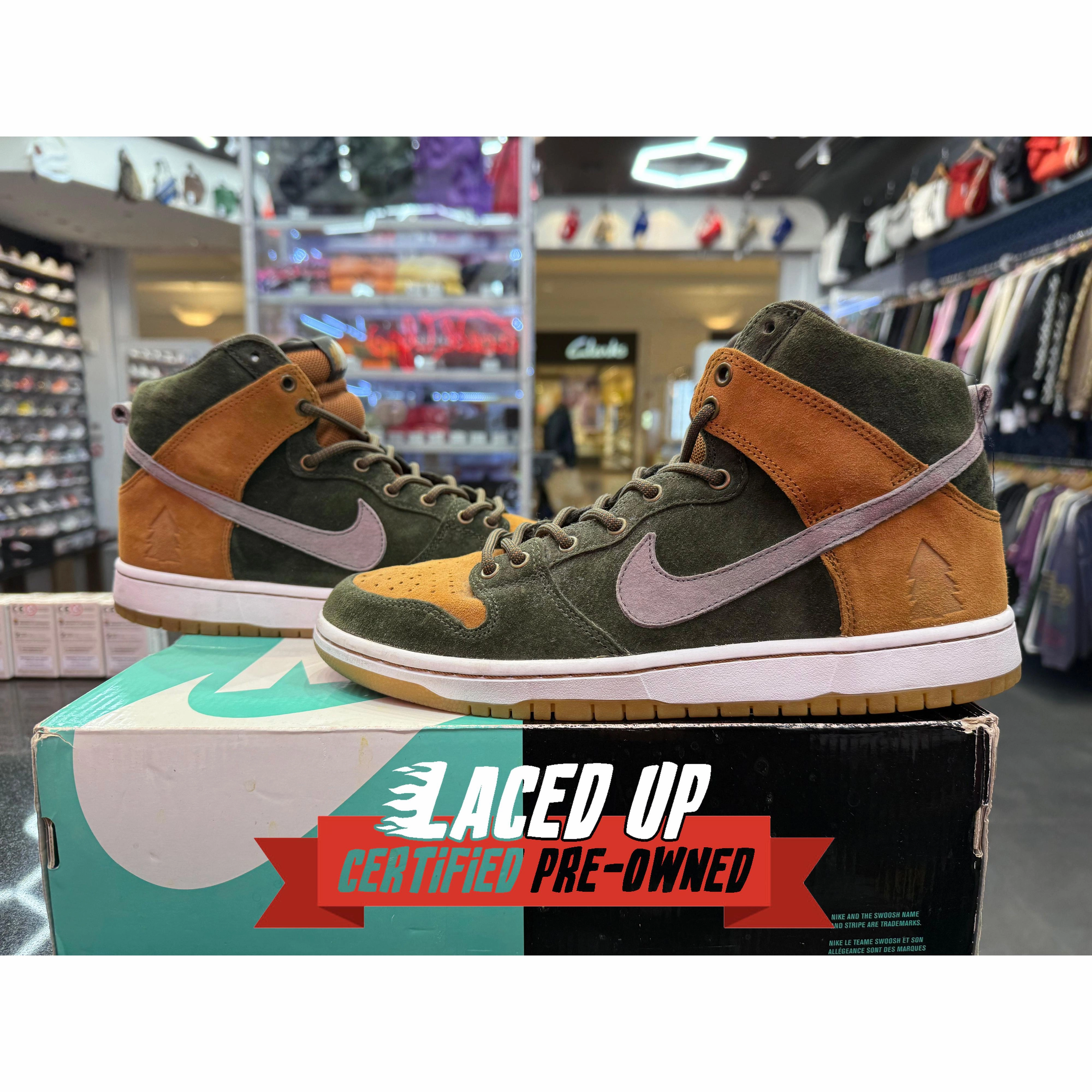 PRE OWNED Nike SB Dunk High Homegrown Ale Brown