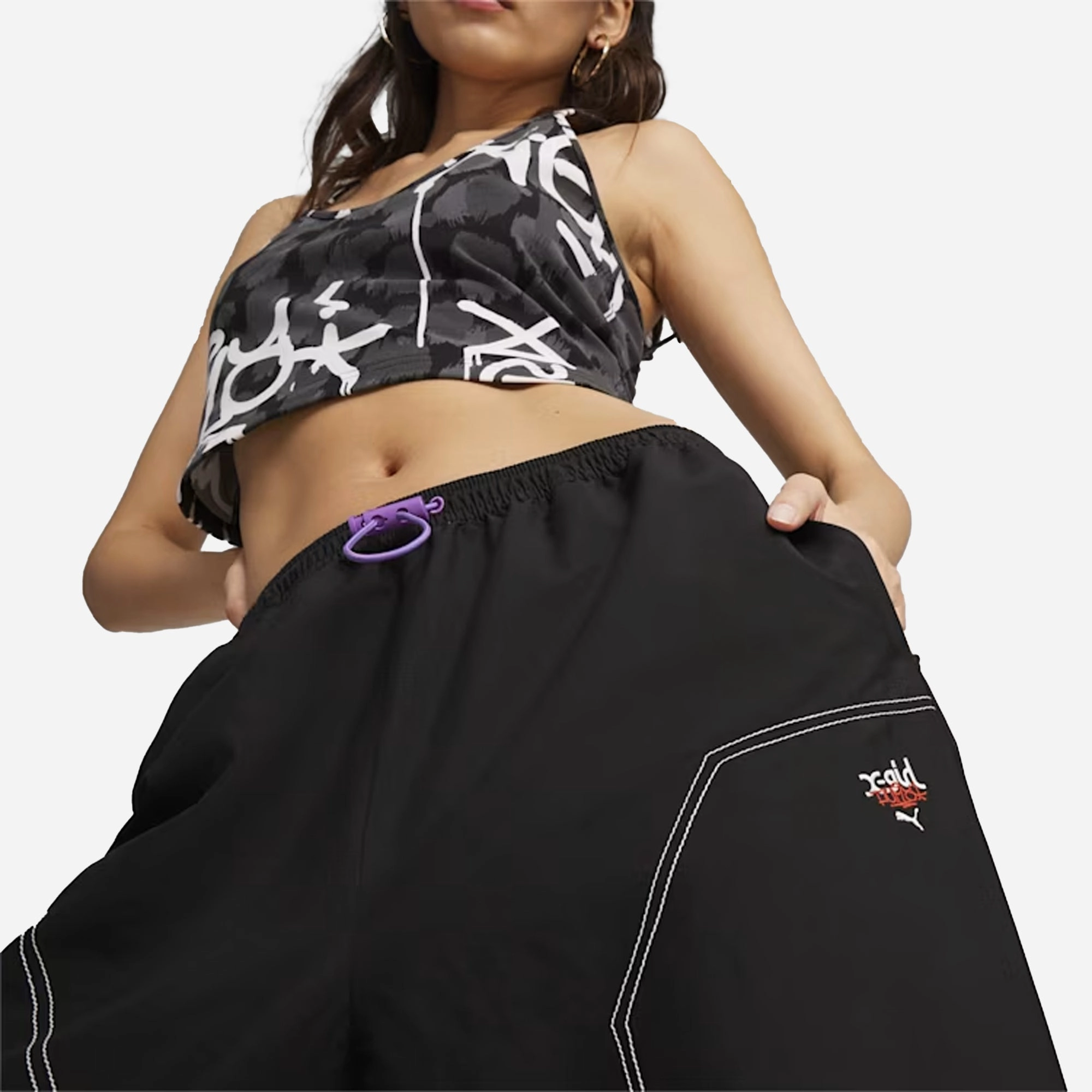Puma | X-GIRL CARGO PANT  { BLACK