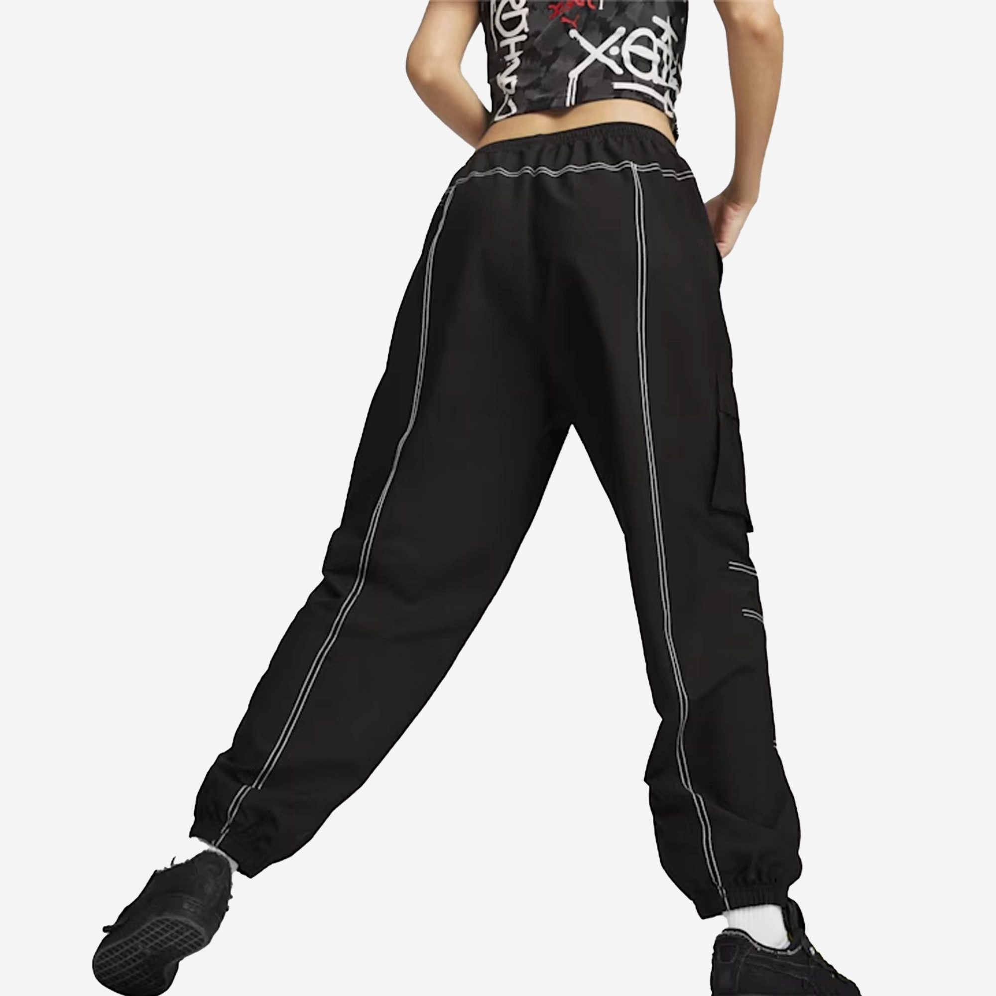 Puma | X-GIRL CARGO PANT  { BLACK