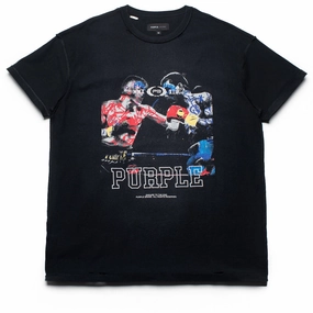 Purple Brand Fight Night Tee - Black