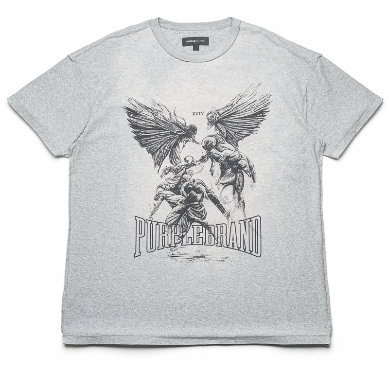 Purple Brand Fight Tee - Heather