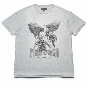 Purple Brand Fight Tee - Heather