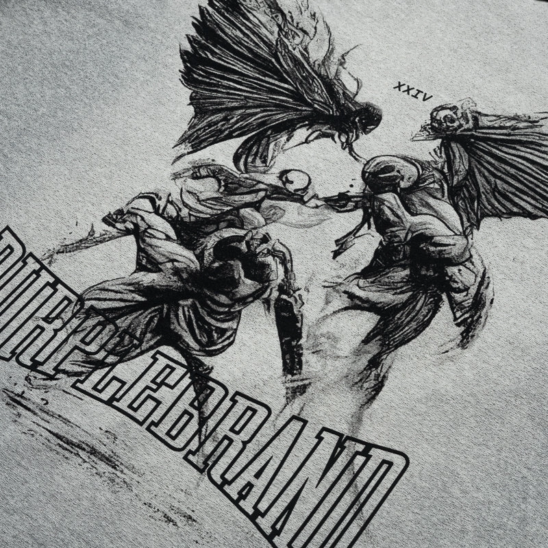 Purple Brand Fight Tee - Heather