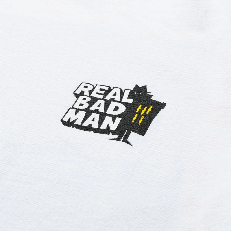 Real Bad Man Masked Men Tee - White