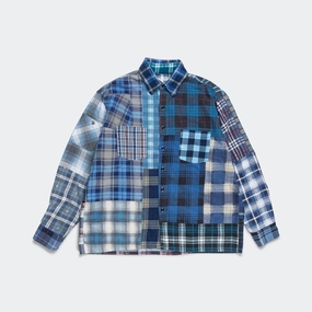 Rebuild Flannel Straight Hem Shirt SS25 - Large #4