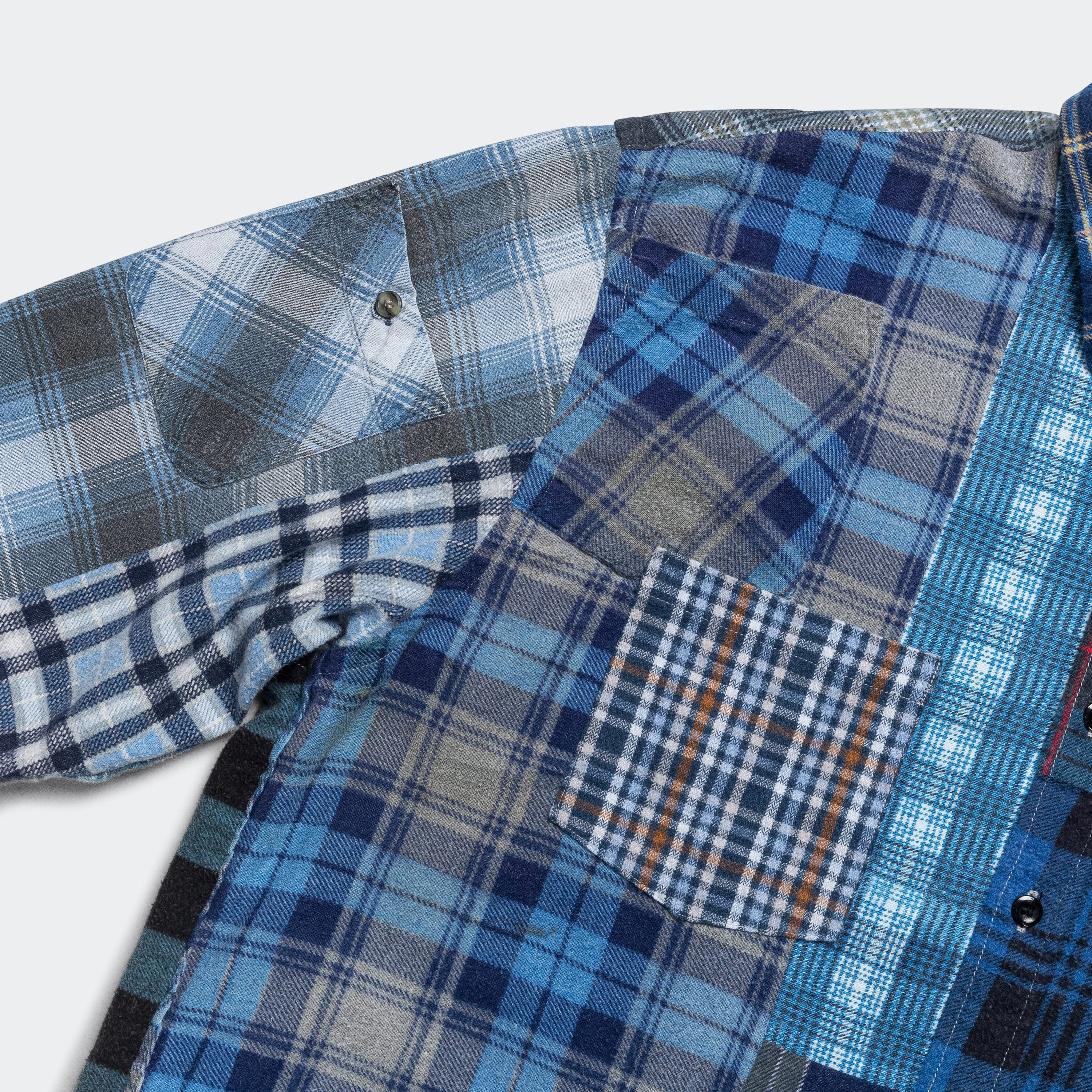 Rebuild Flannel Straight Hem Shirt SS25 - Large #4