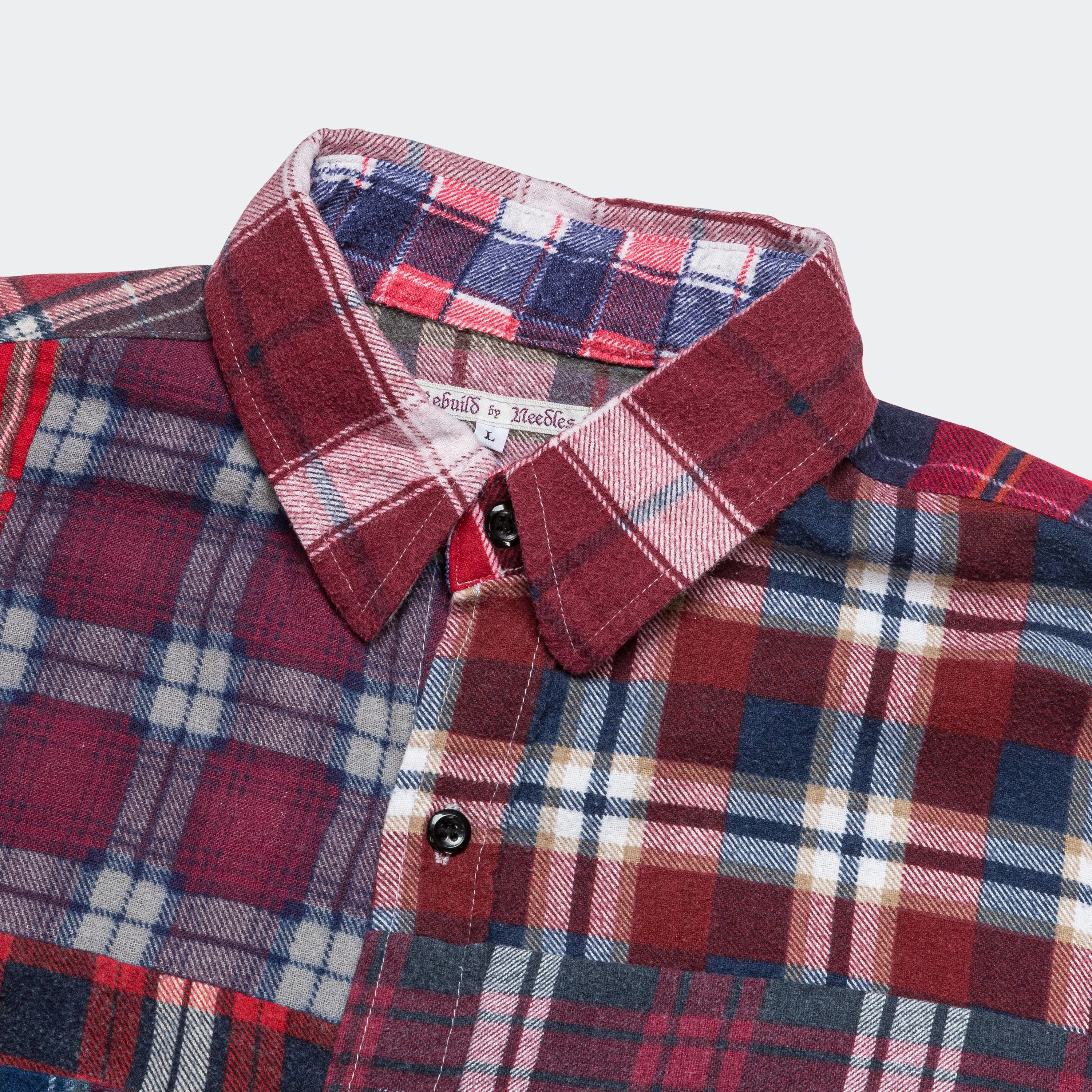 Rebuild Flannel Straight Hem Shirt SS25 - Large #7