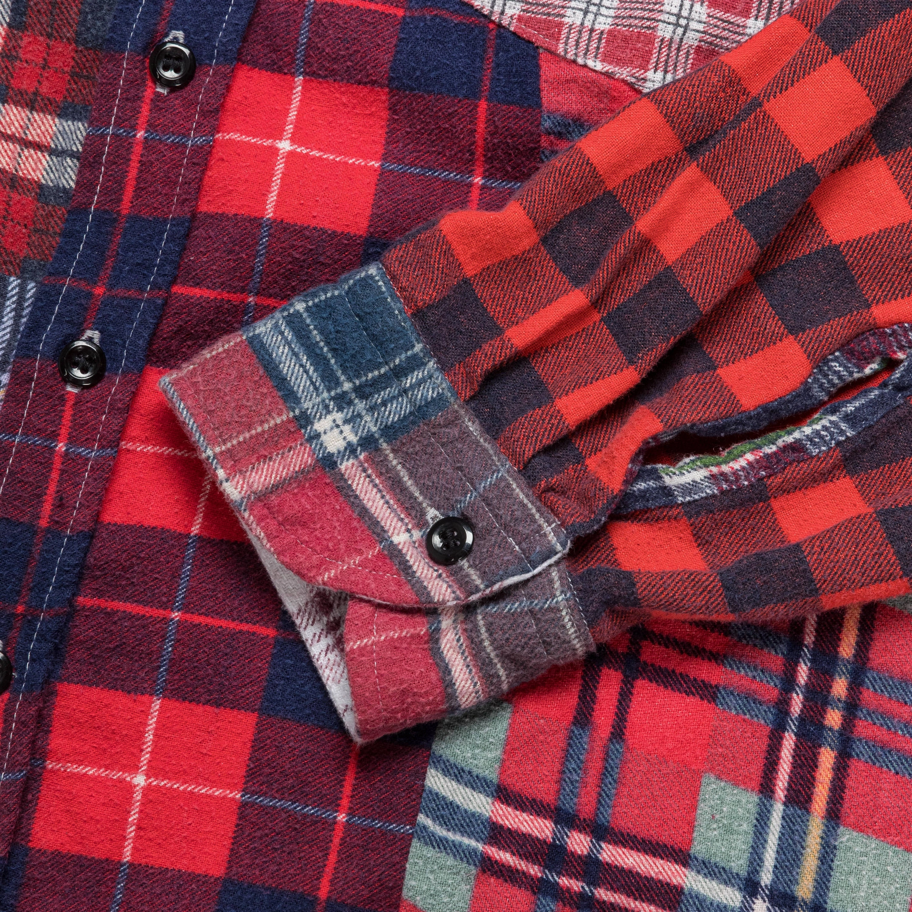 Rebuild Flannel Straight Hem Shirt SS25 - Large #7