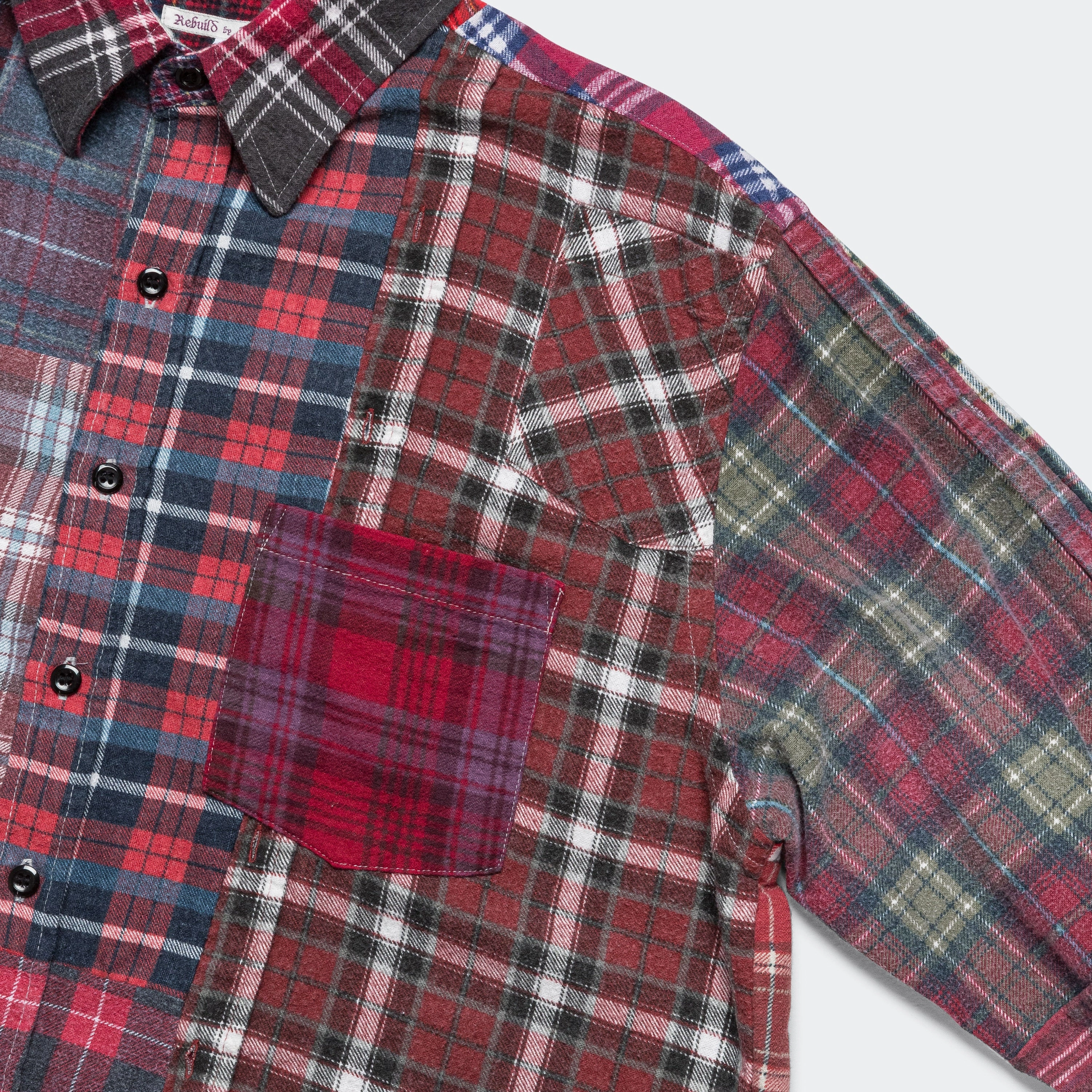 Rebuild Flannel Straight Hem Shirt SS25 - Medium #3