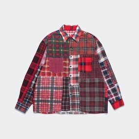 Rebuild Flannel Straight Hem Shirt SS25 - Medium #7