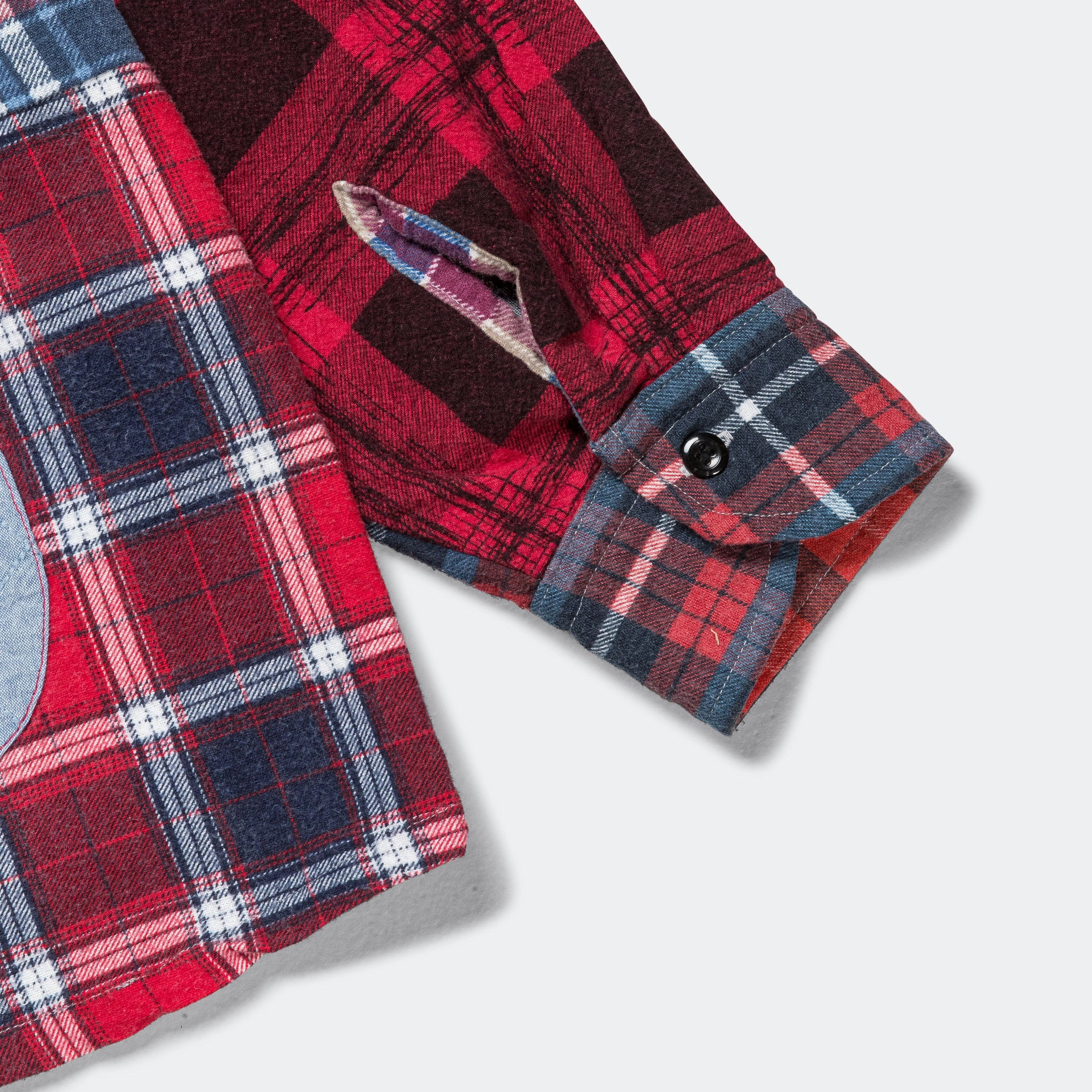 Rebuild Flannel Straight Hem Shirt SS25 - Medium #7