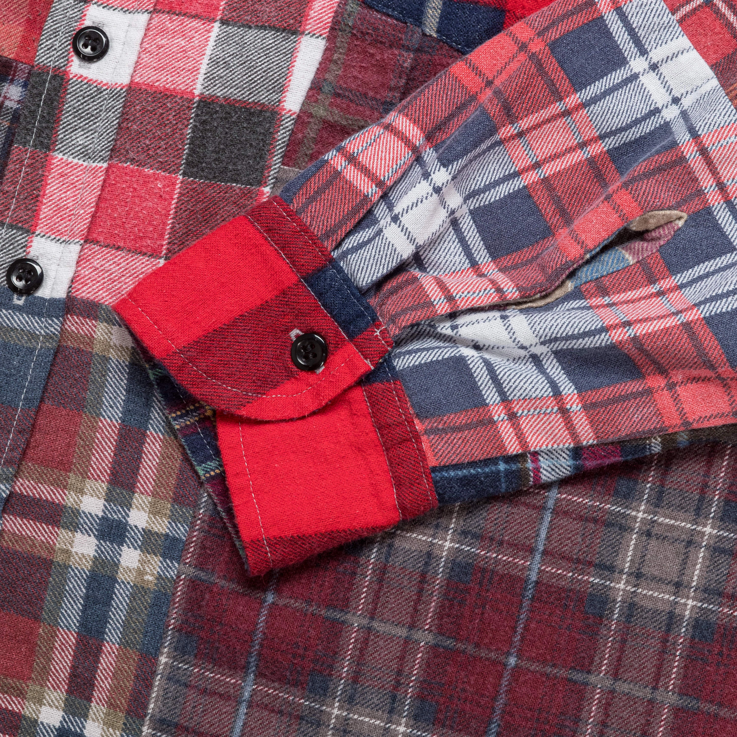 Rebuild Flannel Straight Hem Shirt SS25 - Medium #7