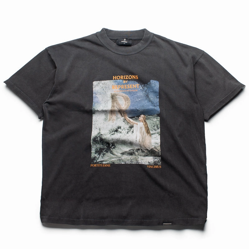 Represent Higher Trust Tee - Aged Black