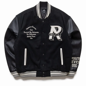 Represent Owners Club Varsity Jacket - Black