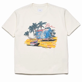 Rhude Beach Side Tee - Vintage White
