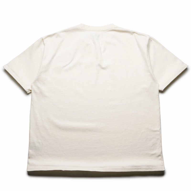 Rhude Distressed Logo Tee - Vintage White