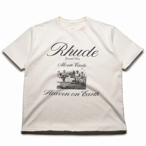 Rhude Heaven On Earth Tee - Vintage White