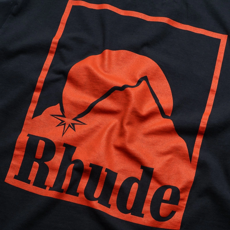 Rhude Moonlight Badge L/S Tee - Vintage Black