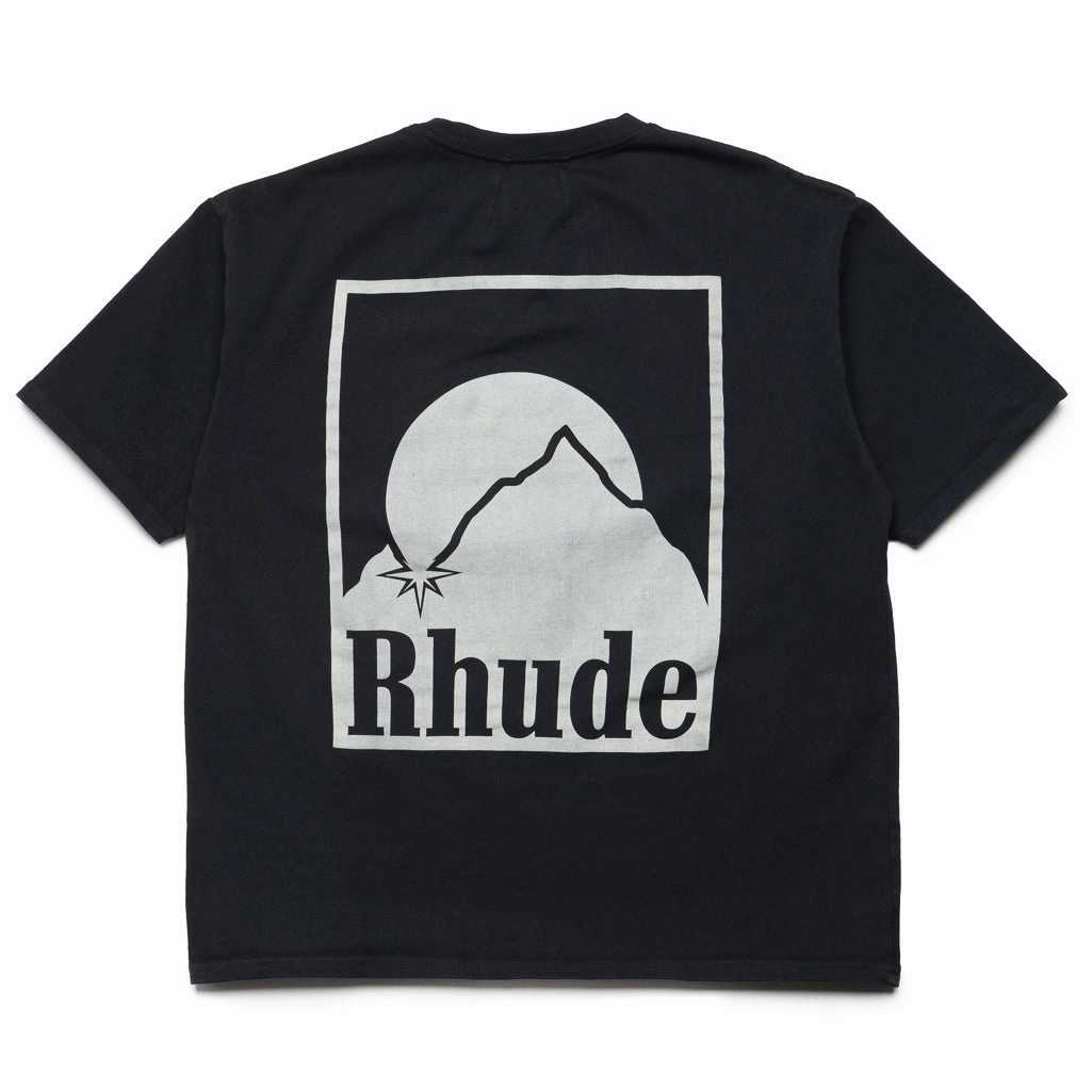 Rhude Moonlight Badge Tee - Vintage Black