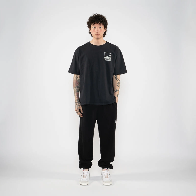 Rhude Moonlight Badge Tee - Vintage Black