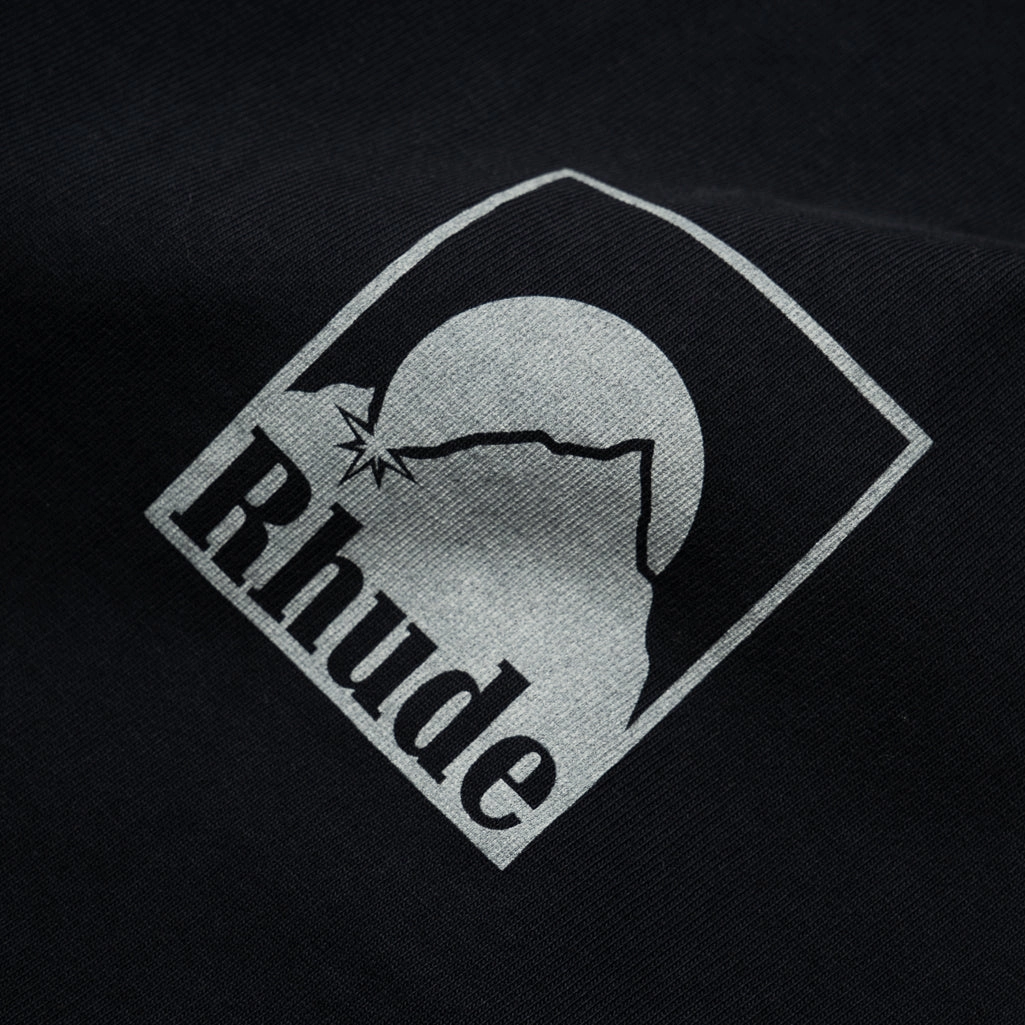 Rhude Moonlight Badge Tee - Vintage Black